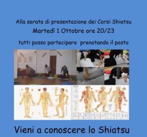 Presentazione dei Corsi Shiatsu a Padova